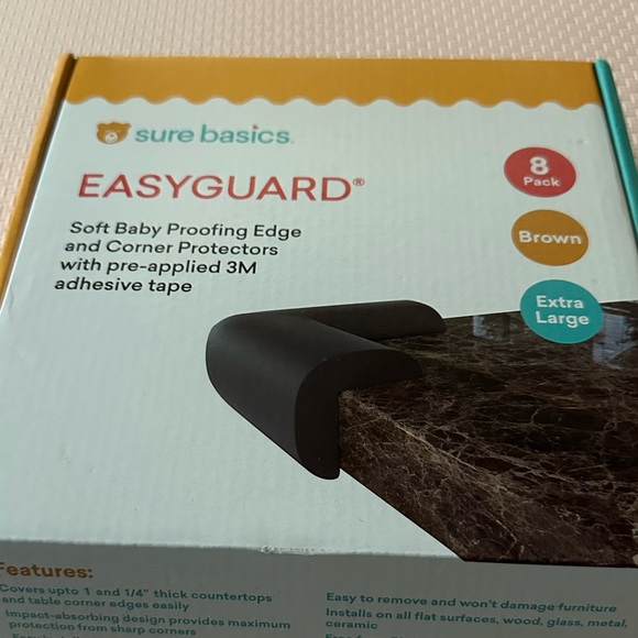NWOT-Easyguard Soft Baby Proofing Edge w/Corner Protectors - Picture 4 of 7